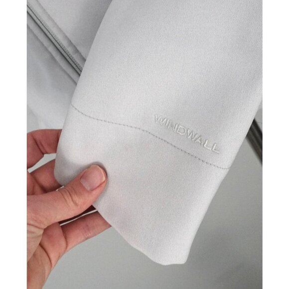 THE NORTH FACE Womens Apex Bionic 2 Gray White Windwall Jacket Coat Size Small - Picture 4 of 7